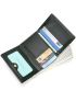 Crocodile Embossed Letter Graphic Small Wallet