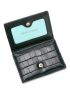 Crocodile Embossed Letter Graphic Small Wallet