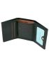 Crocodile Embossed Letter Graphic Small Wallet
