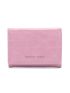 Crocodile Embossed Letter Graphic Small Wallet