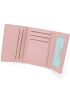 Crocodile Embossed Letter Graphic Small Wallet