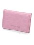 Crocodile Embossed Letter Graphic Small Wallet