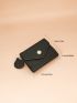 Metal Detail Small Wallet