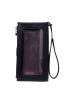 Letter Graphic Long Wallet With Wristlet