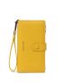 Letter Graphic Long Wallet With Wristlet