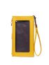 Letter Graphic Long Wallet With Wristlet