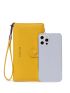 Letter Graphic Long Wallet With Wristlet