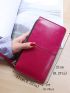 Minimalist Long Wallet With Wristlet