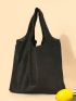 Minimalist Shopper Bag Casual Foldable