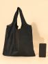 Minimalist Shopper Bag Casual Foldable