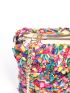 Mini Stone & Rhinestone Decor Chain Box Bag