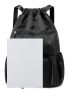 Minimalist Drawstring Backpack Black
