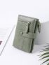 Snap Button Design Long Wallet