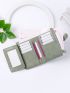 Snap Button Design Long Wallet