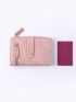 Snap Button Design Long Wallet