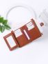 Snap Button Design Long Wallet