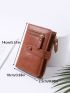 Snap Button Design Long Wallet