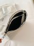 Hollow Out Design Clutch Bag With Inner Pouch