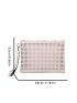 Hollow Out Design Clutch Bag With Inner Pouch