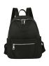 Zipper Front Functional Backpack
