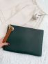 Minimalist Square Bag With Wristlet