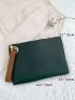 Minimalist Square Bag With Wristlet