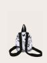 Mini Butterfly Graphic Pocket Front Classic Backpack
