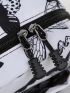 Mini Butterfly Graphic Pocket Front Classic Backpack