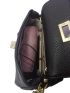 Mini Twist Lock Flap Square Bag