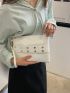 Studded Decor Square Bag