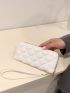 Quilted Zipper Around Square Bag