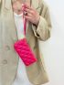 Quilted Zipper Around Square Bag