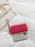 Quilted Zipper Around Square Bag