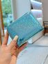 Holographic Leopard Pattern Card Holder