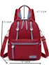 Minimalist Studded Decor Functional Backpack