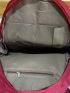 Minimalist Studded Decor Functional Backpack