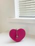 Heart Design Felt Coin Case