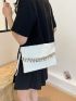 Minimalist Chain Square Bag With Wristlet