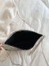 Minimalist Chain Square Bag With Wristlet
