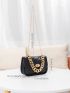 Mini Quilted Twist Lock Saddle Bag