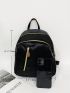 Minimalist Zip Front Classic Backpack