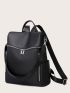 Minimalist Zip Front Functional Backpack