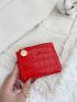 Crocodile Embossed Coin Purse