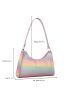 Glitter Ombre Baguette Bag