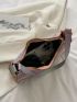Glitter Ombre Baguette Bag
