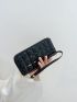 Quilted Pattern Clutch Bag