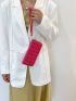 Quilted Pattern Clutch Bag