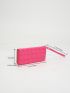 Quilted Pattern Clutch Bag