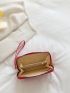 Quilted Pattern Clutch Bag