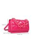 Mini Quilted Snap Button Square Bag